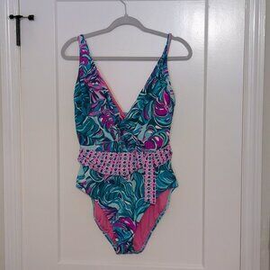 Lilly Pulitzer One Piece Bathing Suit - Size 16